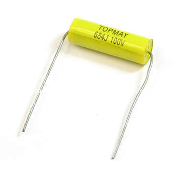 250V Capacitor de filme Axial polipropileno metalizado